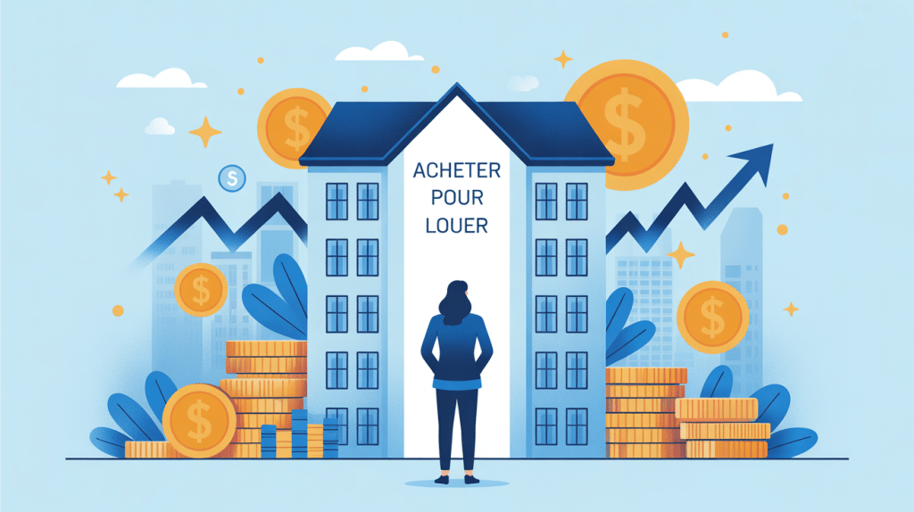 acheter pour louer illustration investissement et sécurité financière