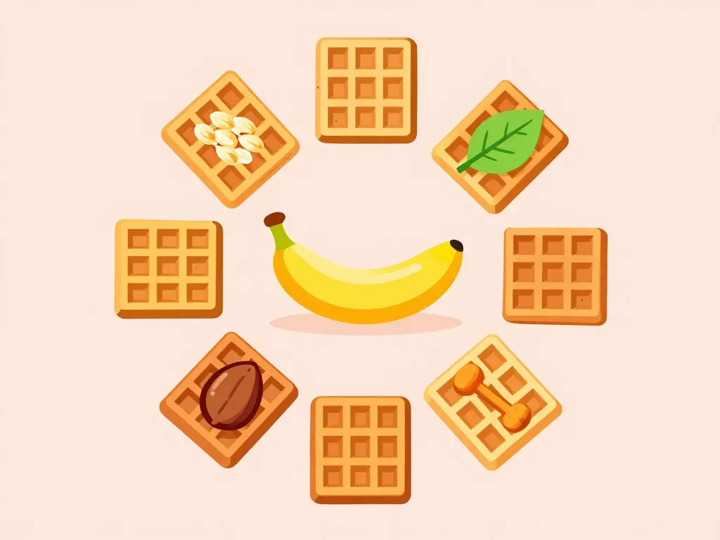 variantes gaufres bananesques chicchew.fr sans gluten vegan protéinées