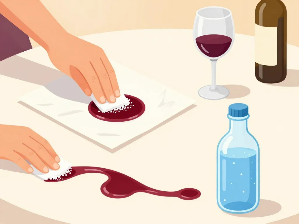 astuce de grand mere tache de vin rouge action rapide