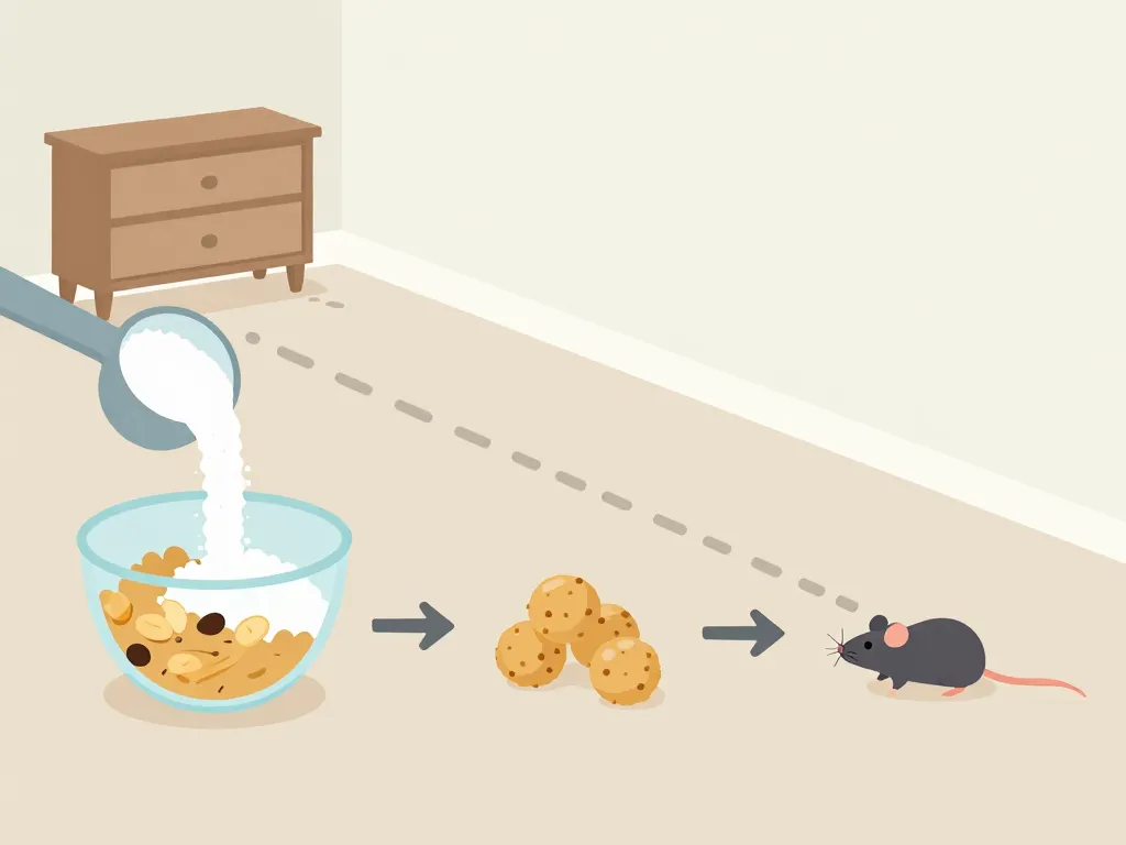 bicarbonate de soude pour tuer les rats préparation et pose des appâts