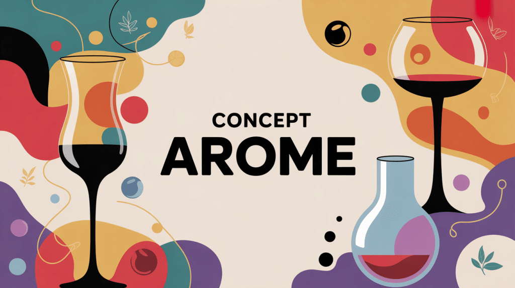 concept arome illustration univers dégustation