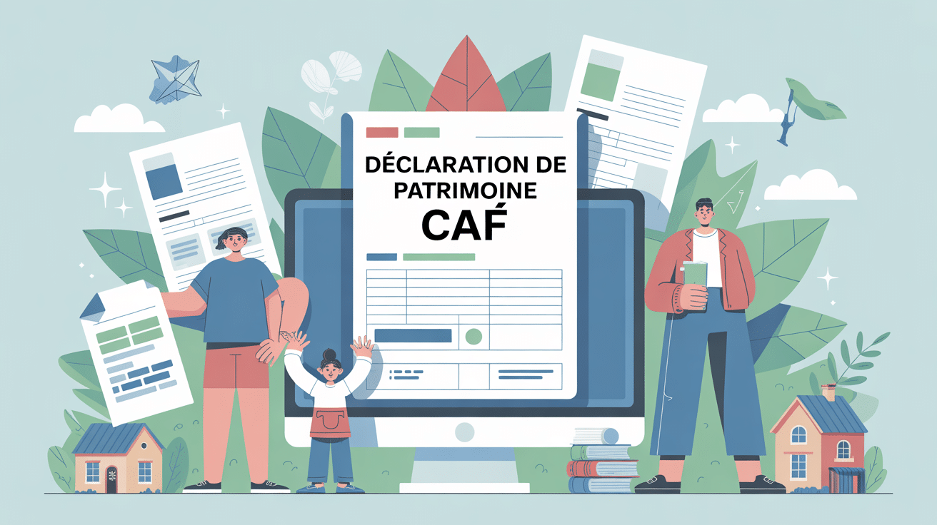 famille consultant déclaration de patrimoine pour les aides au logement caf