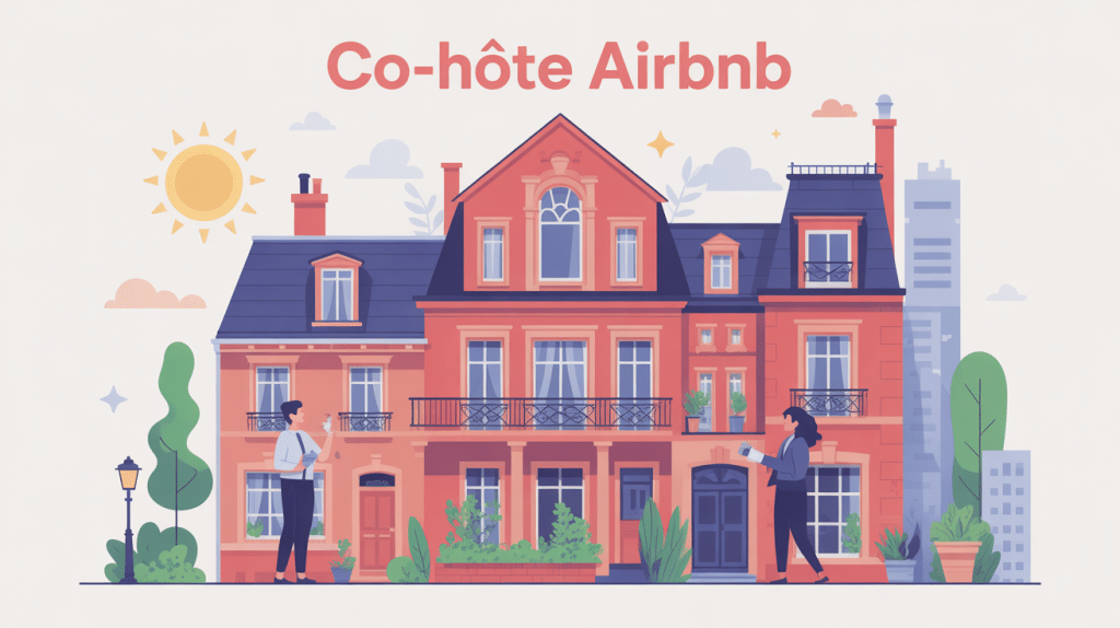 devenir co hote airbnb illustration gestion propriétaire