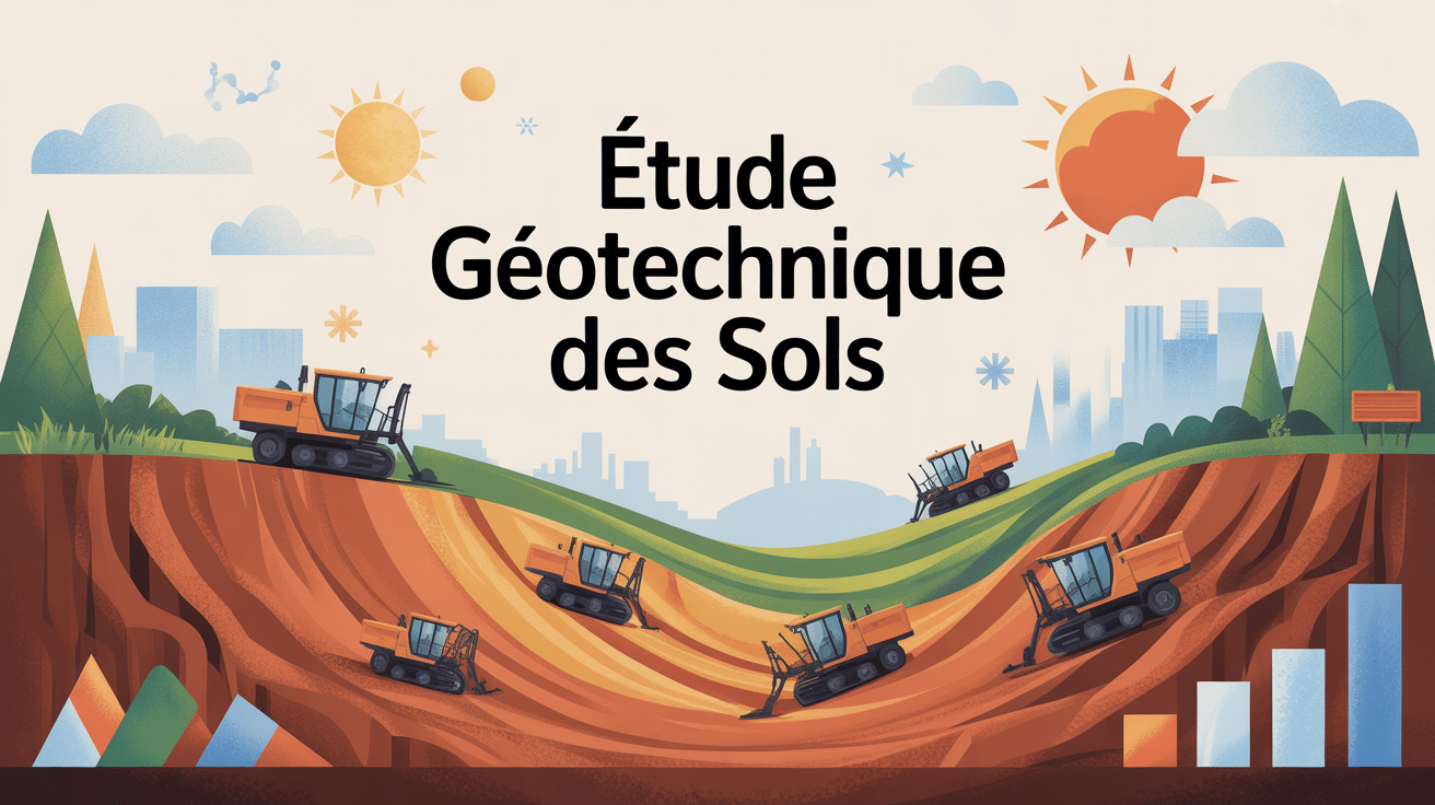 etude geotechnique des sols coupe terrain machines forage