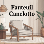 fauteuil canelotto salon déco moderne lumineux