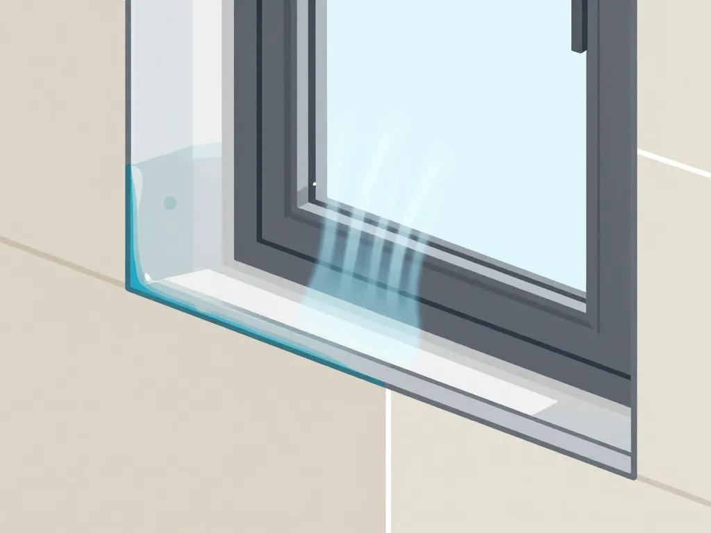 diagramme fenetre douche etancheite ventilation