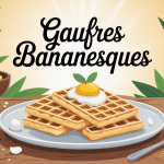 gaufres bananesques chicchew.fr illustrées brunch sain