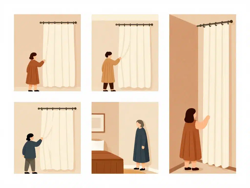 solutions dressing fait maison avec rideau petite pièce