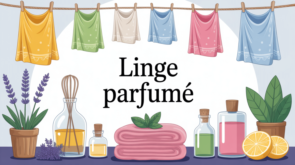 linge parfumé draps lavande citron huiles essentielles