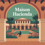 maison hacienda vue patio central ambiance chaleureuse
