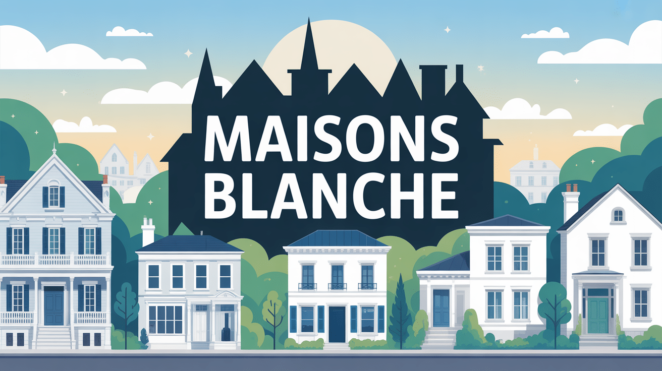 illustration sémantique maisons blanche