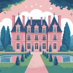 illustration manoir parisien élégant Île-de-France