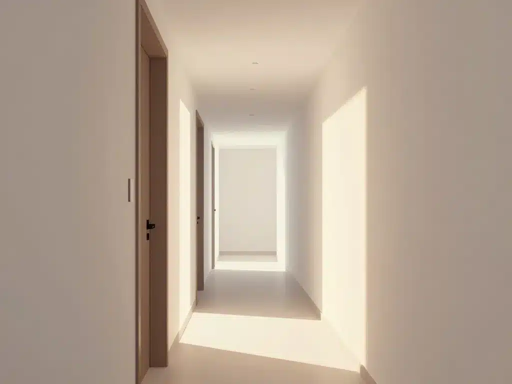 moderne peinture couloir et portes couloir moderne lumineux