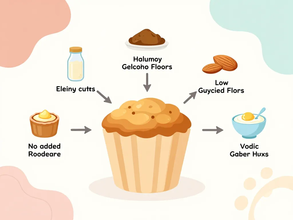 schéma nutritionnel mug cake sans sucre