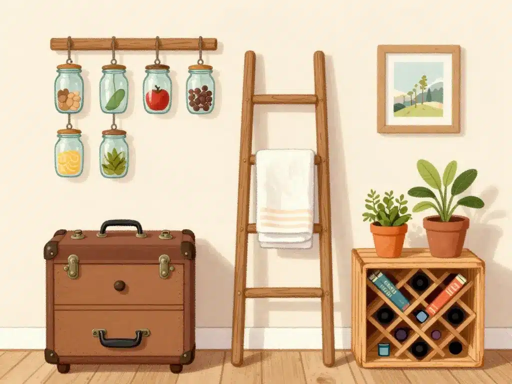 objet détourné de leur fonction déco maison originale