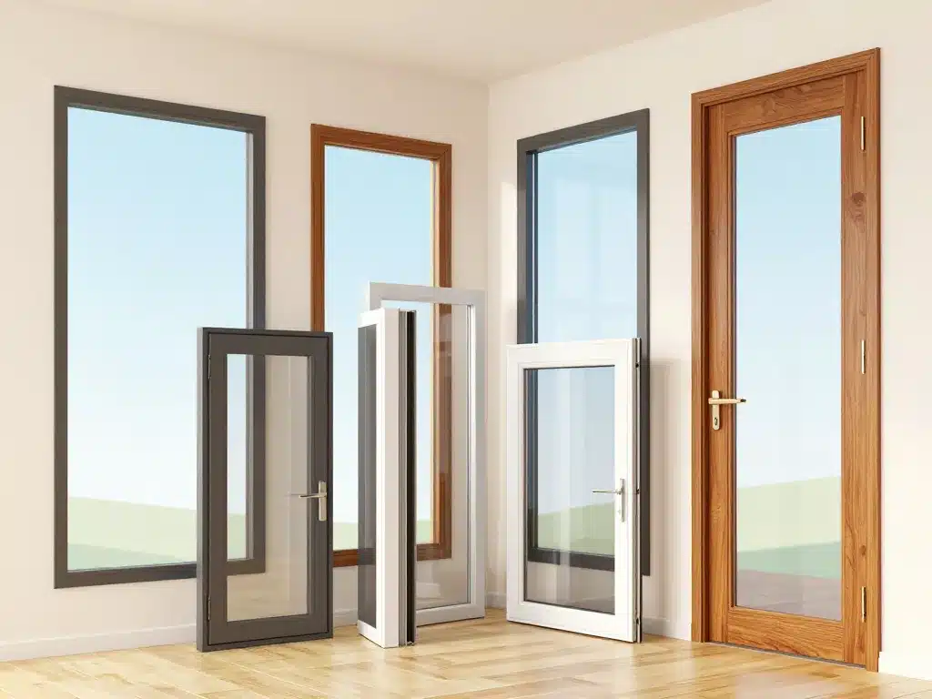 Scène produits Pasquet Menuiseries fenêtres portes bois alu PVC