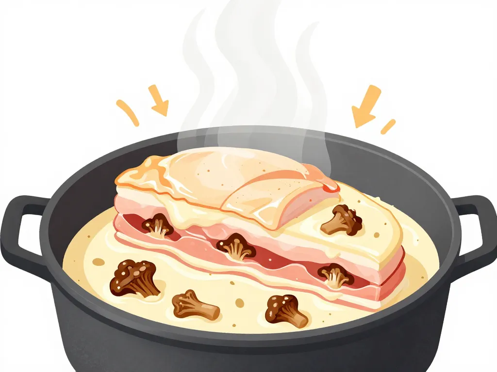 peut on faire un poulet au vin jaune la veille diagramme cuisson crème morilles