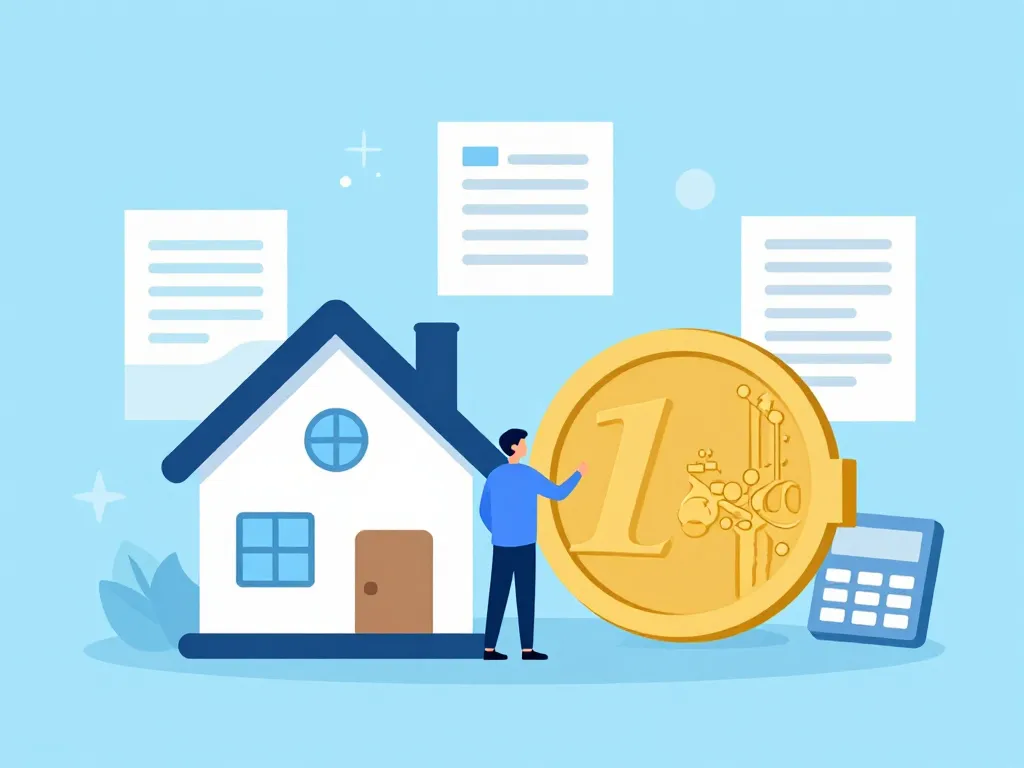 illustration relation salaire mensualité emprunt 200 000 euros