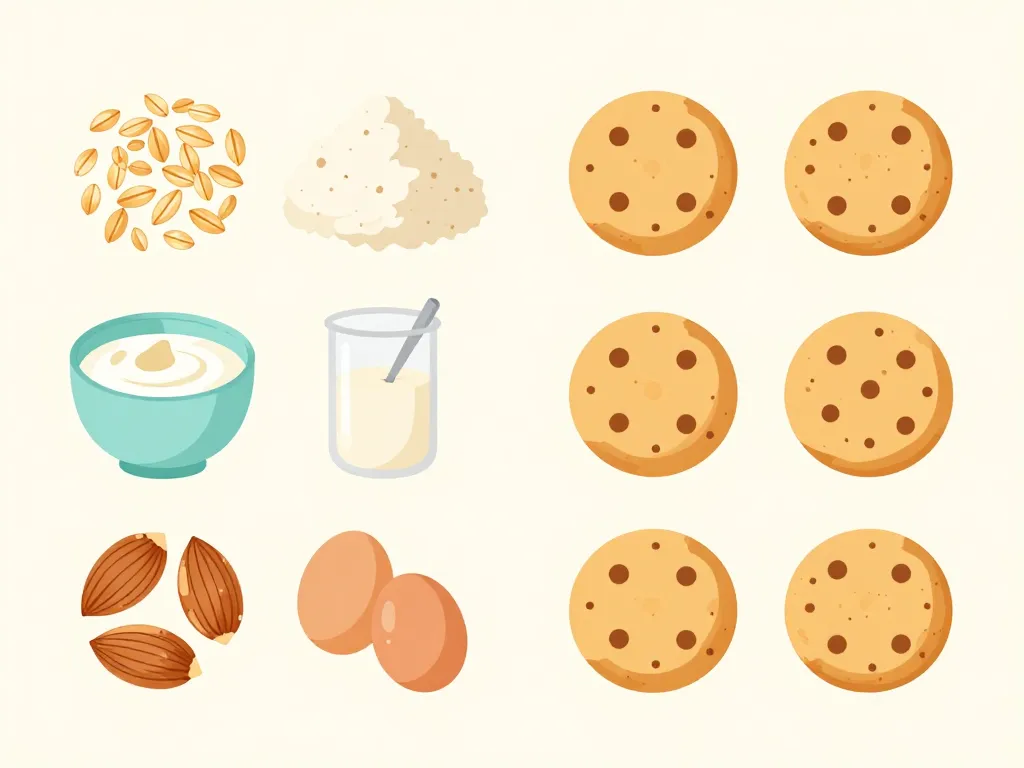 recette cookie protéiné comparaison ingrédients cookies