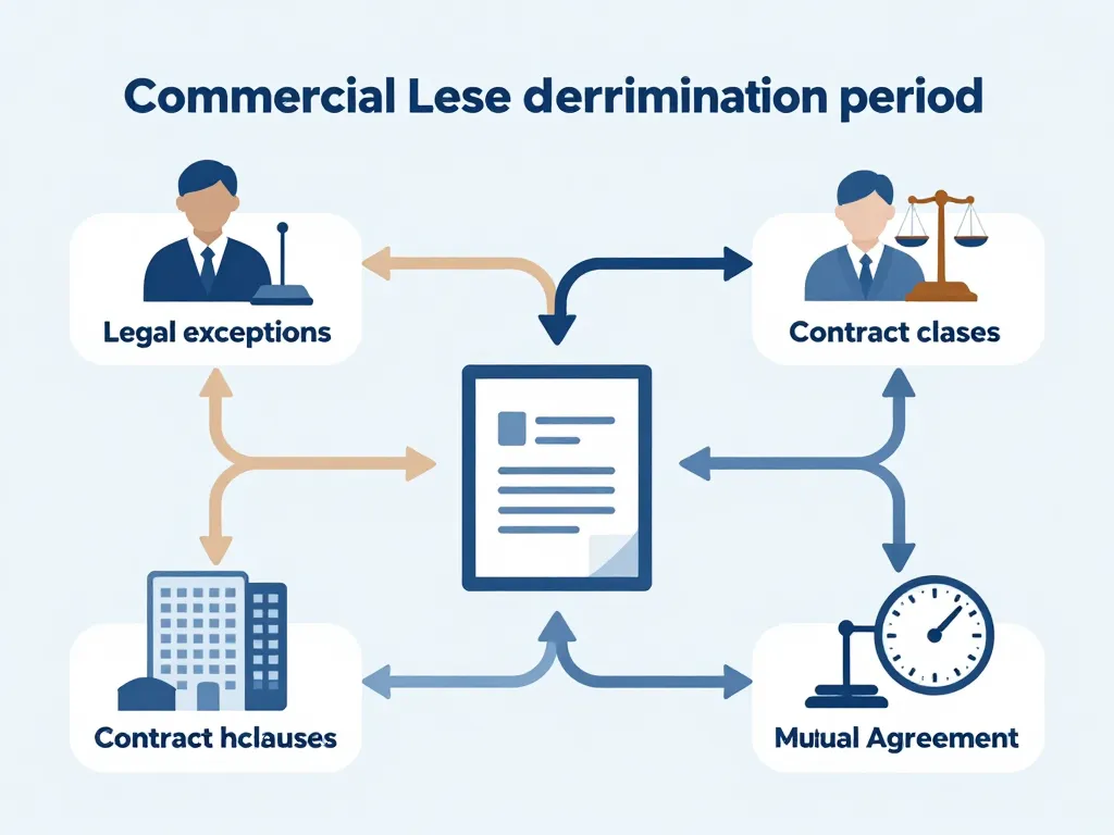 résiliation bail commercial hors période triennale schéma cadre légal exceptions