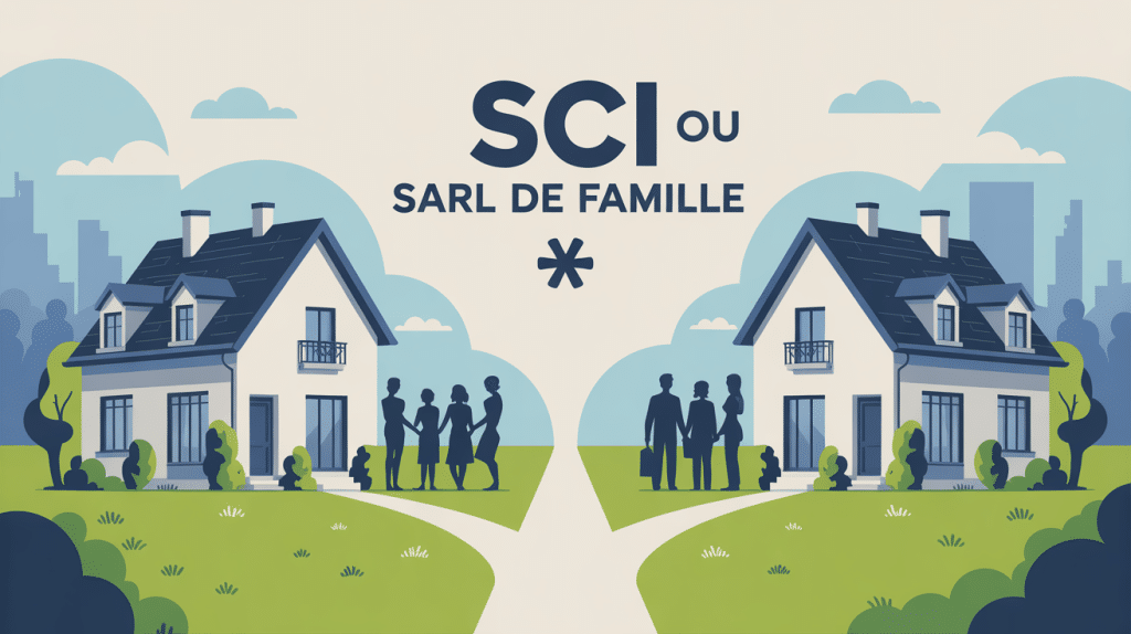 illustration sci ou sarl de famille gestion immobilière