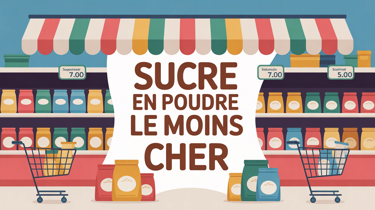 sucre en poudre le moins cher illustration achat maison
