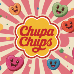 illustration festive une chupa chups au chewing gum