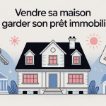 illustration vendre sa maison et garder son pret immobilier