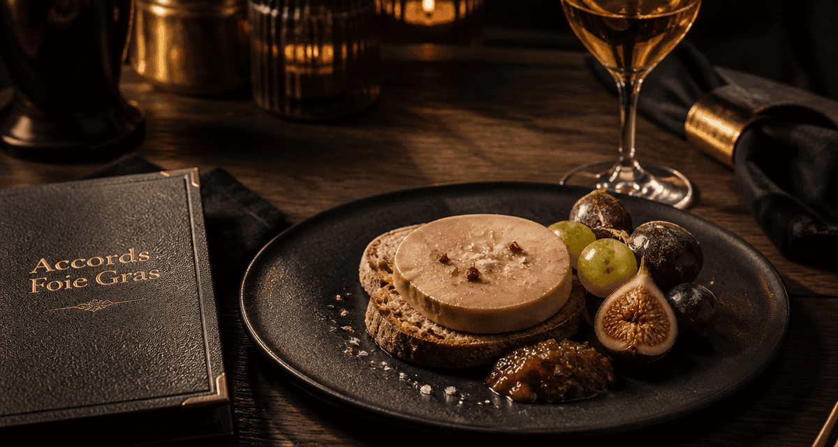 avec quoi servir le foie gras sur pain avec chutney et raisins