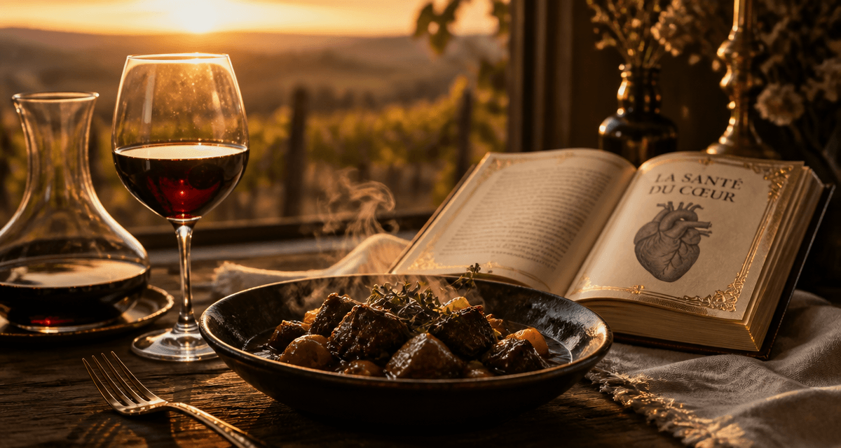 Bienfaits du vin rouge en image sur la santé