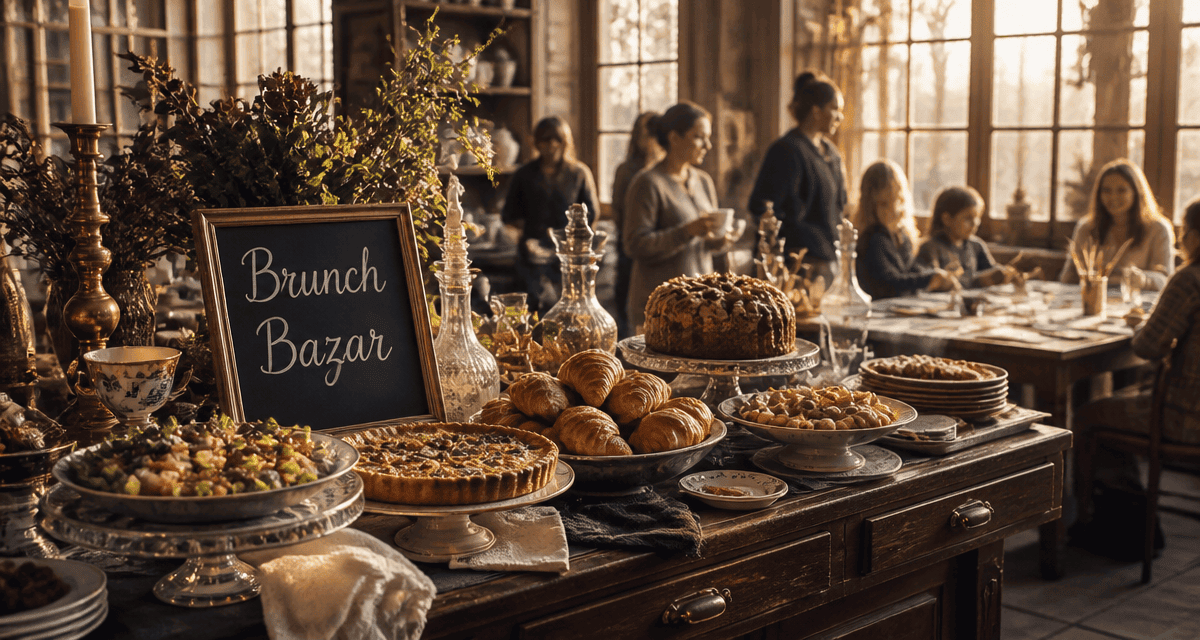 brunch bazar buffet familles enfants création