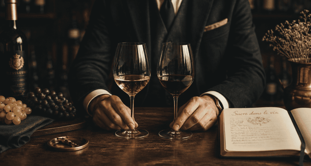 combien de sucre dans un verre de vin blanc ou rouge