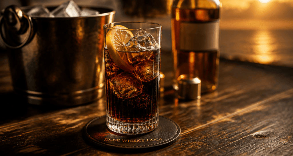 dose whisky coca verre highball citron