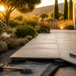 inconvénient terrasse sur plot dalle sur plots jardin