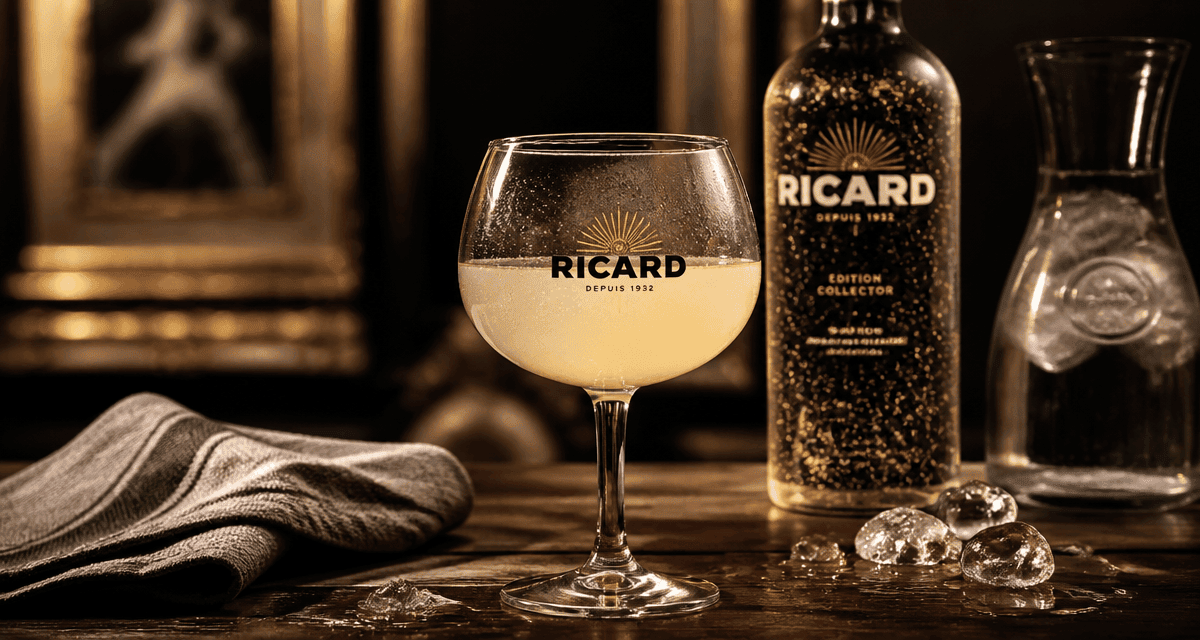 peut on boire du ricard pailleté verre cristallisé