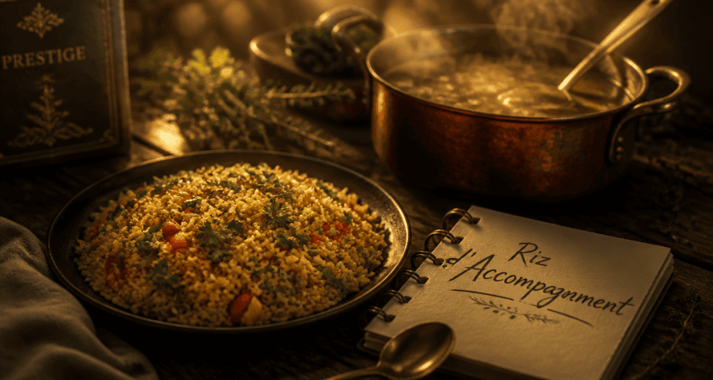 Riz en accompagnement recettes avec légumes et curcuma