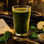 smoothie perte de poids vert pomme épinard chia