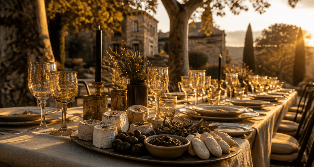 traiteur aix en provence table reception exterieure
