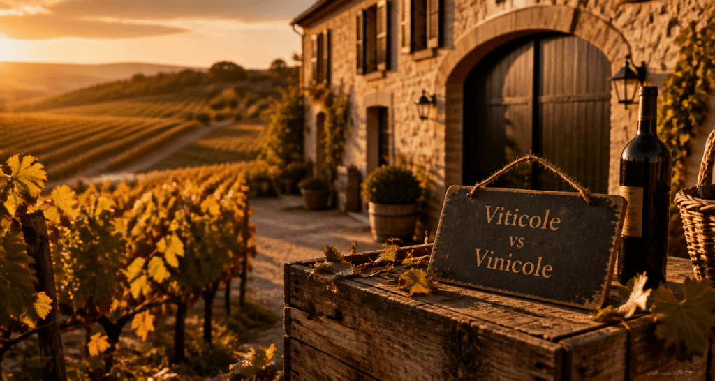 Vignoble viticole vinicole chai pierre