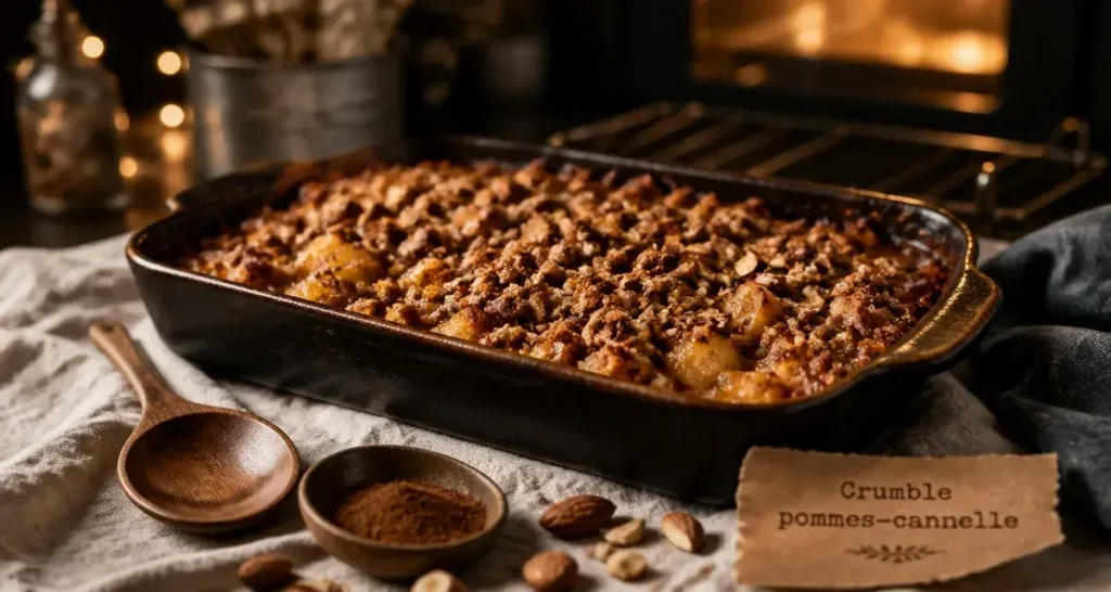 Healthier crumble pommes-cannelle healthy, crumble pommes-cannelle