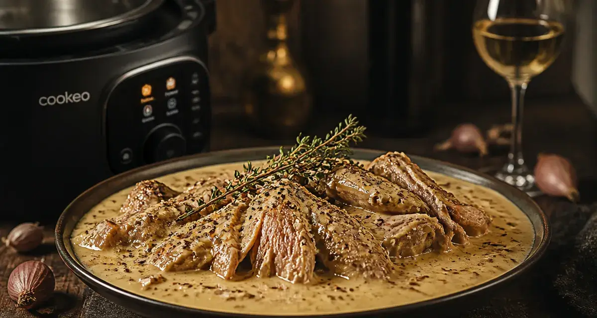 Meilleure recette de lapin au cookeo, lapin moutarde-crème
