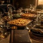 recette 10 personnes table dressée lasagnes