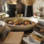 Repas froid entre amis, buffet chic et verrines