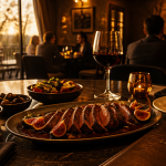 restaurant le montreau magret de canard et plats méditerranéens