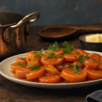 Carottes Vichy recette : rondelles nappées au sirop, persil