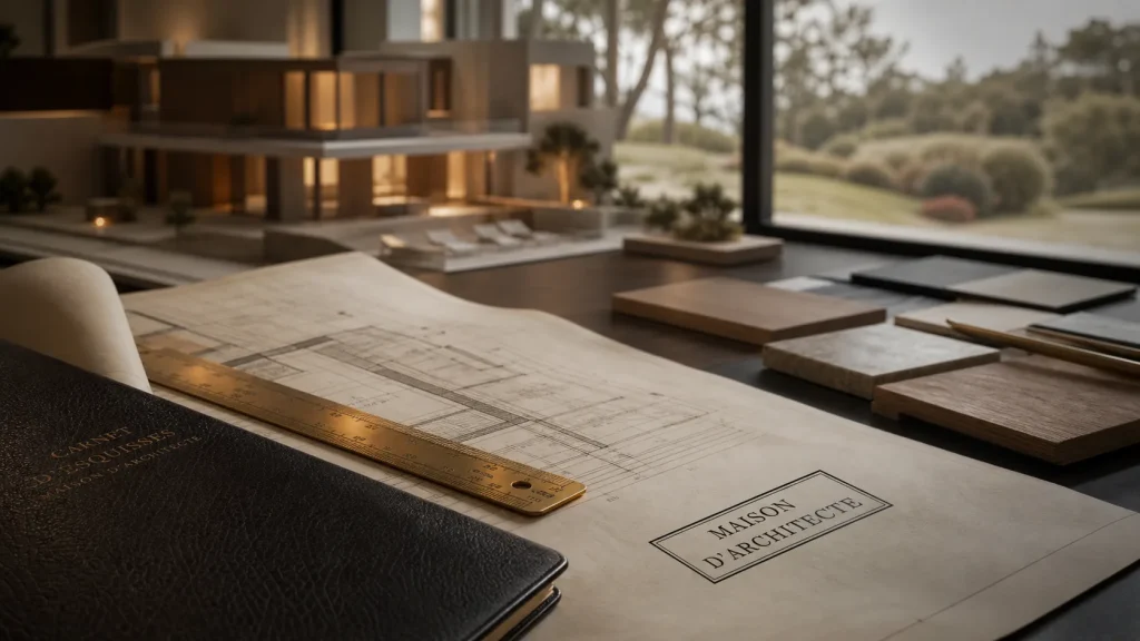Qu'est ce qu'une maison d'architecte : plans et bureau d’architecte