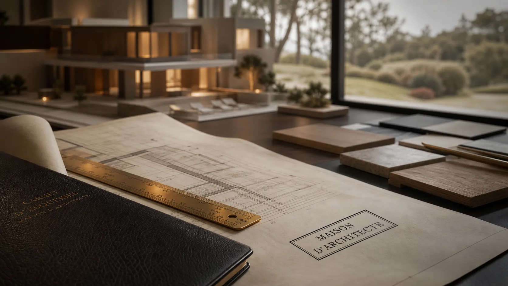 Qu'est ce qu'une maison d'architecte : plans et bureau d’architecte