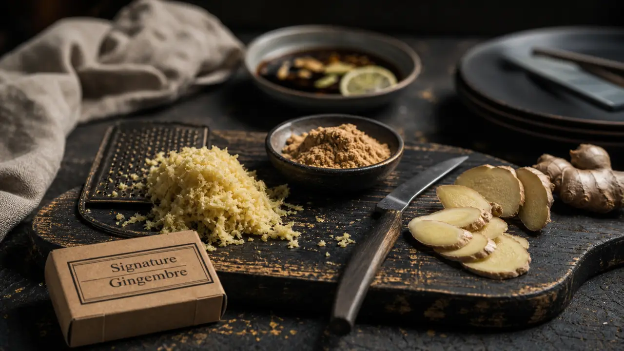 Gingembre cuisine : choisir, conserver et doser sans dominer le plat