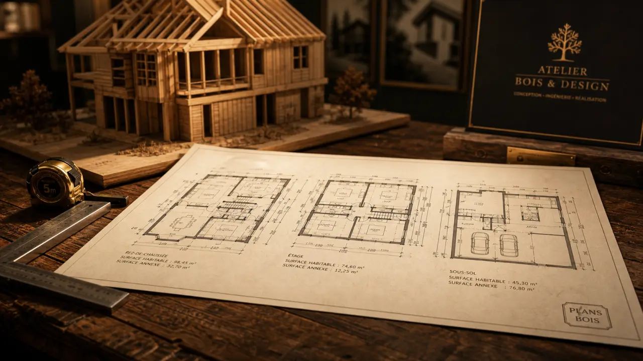 Maison en bois plan : comparer surface, terrain, usage