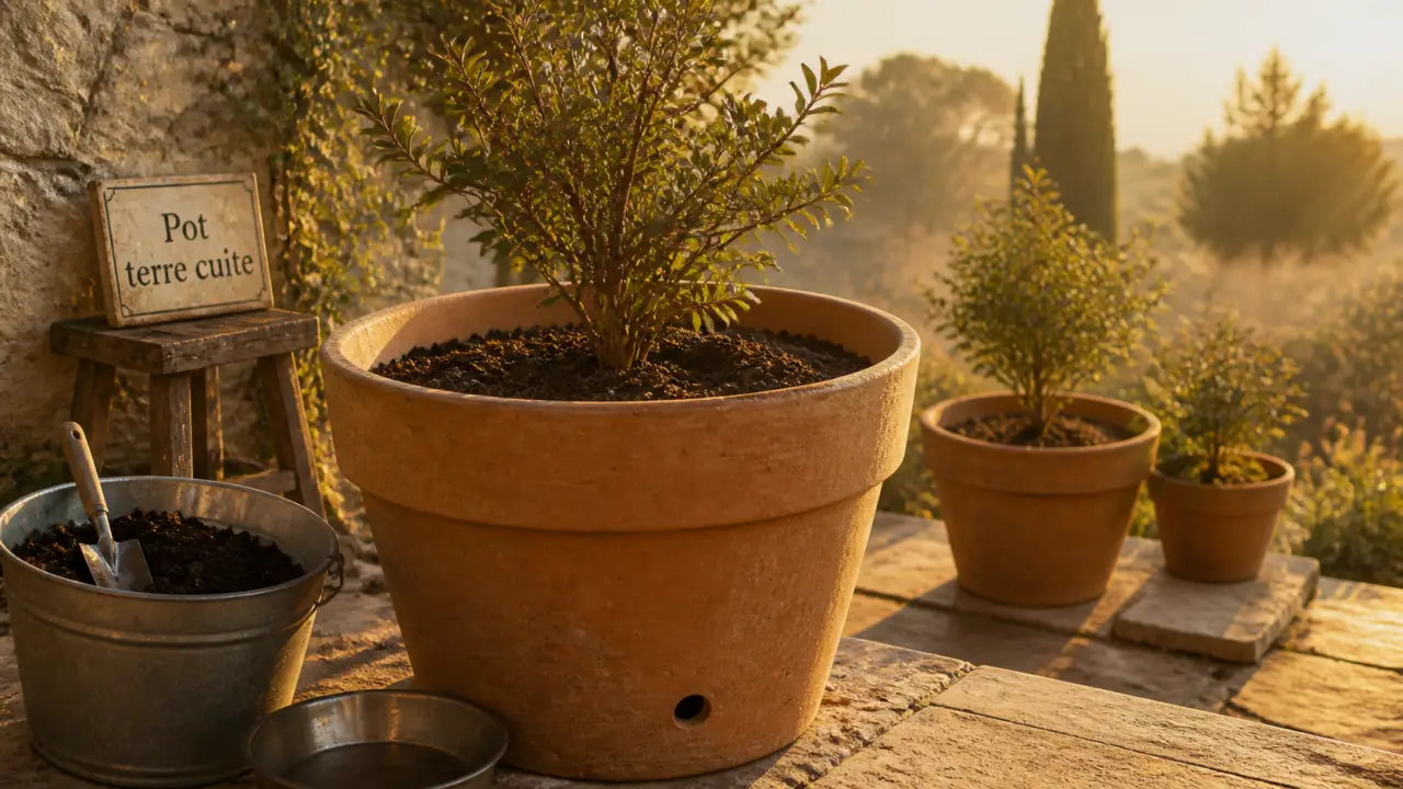 Pots terre cuite grande taille XXL pour arbres, terrasses et fruitiers